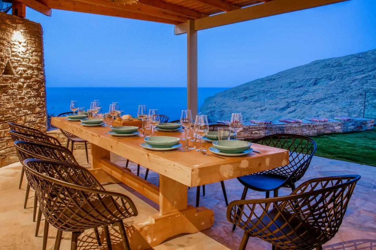 Anastasis Luxury Villa Andros With Heated Pool Sineti المظهر الخارجي الصورة