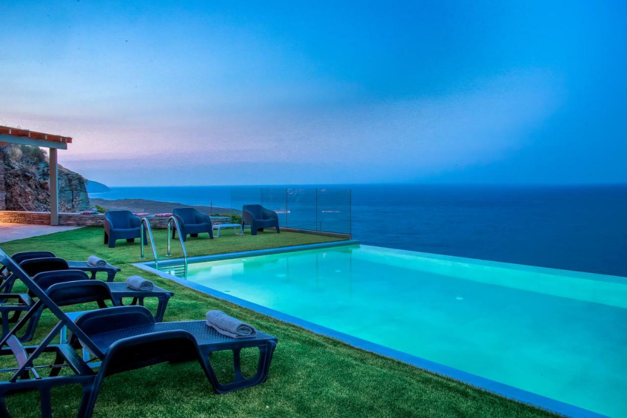 Anastasis Luxury Villa Andros With Heated Pool Sineti المظهر الخارجي الصورة