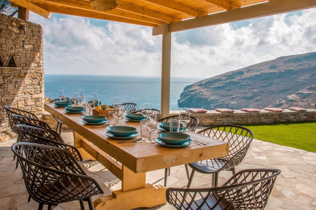 Anastasis Luxury Villa Andros With Heated Pool Sineti المظهر الخارجي الصورة