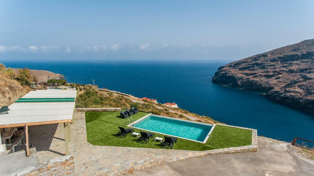 Anastasis Luxury Villa Andros With Heated Pool Sineti المظهر الخارجي الصورة